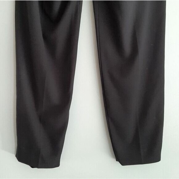 THEORY | Sash Tie Pant New Drape Trousers w Belt Black Sz 8 - Picture 12 of 16
